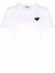 Comme Des Garçons Play Logo Cotton T-Shirt