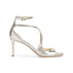 Jimmy Choo Glitter Azia 75 Leather Sandals