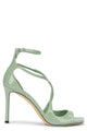 Jimmy Choo Asia 95 Leather Lacquered Sandals
