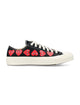 Comme Des Garçons Converse Multi Heart Low Top