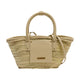 Jacquemus Le Petit Panier Soli - - Raffia - Ivory
