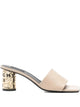 Givenchy Tape Heeled Leather Mules