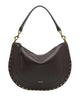 Isabel Marant Coffee Oskan Soft Zip Shoulder Bag