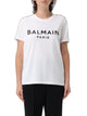 Balmain Women White Cotton T-Shirt