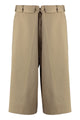 Givenchy Cappuccino Polyester Blend Bermuda Shorts