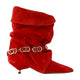 Isabel Marant Edrik Rings Ankle Boots - - Leather - Red