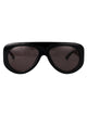 Bottega Veneta Injectate Black Sunglasses