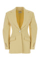 Givenchy Pastel Yellow Crepe Blazer