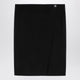 Givenchy Black Wool Skirt With Metal Button 4G