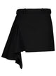 Givenchy Minigonna Con Spacco In Lana