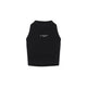 Givenchy Cotton Cropped Tank Top With Givenchy Paris Print
