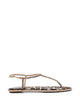 Rene Caovilla Diana Leather Flat Sandals