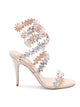 Rene Caovilla Nude Neutrals Strass Sandals