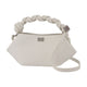 Ganni Bou Mini Ostrich Purse - - Synthetic - White