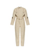 Isabel Marant Etoile Beige Nessime Jumpsuit With Belt