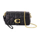 Coach Quilted Tabby Chain 19 Crossbody - - Leather - Black