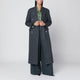 Tagliatore Black Houndstooth Double-Breasted Coat