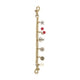 Coach Crystal Motif Chain Keychain