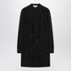 Chloé Black Ruffled Dress In Silk Blend