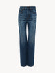 Chloé Elephant Leg Jeans In Cotton