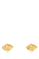 Chloé Gold Metal Chloã© Mirror Earrings