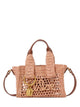 Chloé Mini Summer Banana East-West Tote Bag In Raffia