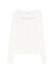 Chloé Scoop-Neck Cotton Jersey Henley Top