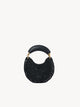 Chloé Black Raffia Mini Summer Banana Handbag
