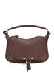 Chloé Aubergine Leather Small Marcie Shoulder Bag