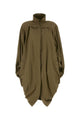 Chloé Olive Green Poplin Overcoat
