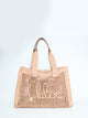 Chloé East-West Summer Banana Raffia Tote Bag