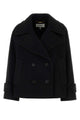 Chloé Black Wool Blend Coat
