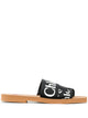 Chloé Woody Linen Flat Sandals