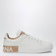 Dolce&Gabbana White/Gold Portofino Sneakers