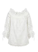Ermanno Scervino White Cotton Blouse