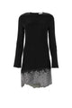 Jw Anderson Black Triacetate Blend Dress