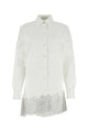 Jw Anderson White Cotton Shirt Mini Dress