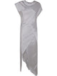 Jw Anderson Asymmetric Lace Trim Layered Dress