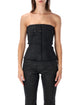 Rick Owens Rick Owens Drkshdw Splintered Bustier Top