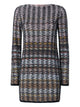 Missoni Patterned Polyamide Viscose Polyester Dress