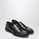 Doucal's Black Leather Classic Loafer