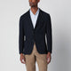 Santaniello Black Singlebreasted Woolblend Jacket