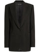 Dolce & Gabbana Black Wool Blazer Jacket