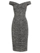 Dolce & Gabbana Diagonal Print Dress In Silk Blend