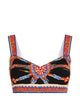 Dolce & Gabbana Carretto-Print Charmeuse Top