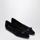 Loro Piana Primula Ballet Flats In Black Velvet