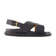 Marni Fb Criscross Sandals - - Leather - Black