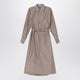 Fendi Barley Cotton And Silk Chemisier Dress