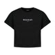 Balmain Vintage Print Crop T-Shirt