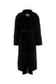 Fendi Black Wool Blend Coat